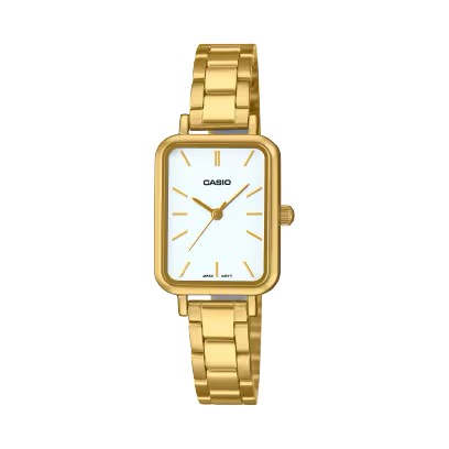 CASIO Standard รุ่น LTP-V009G-7E สีทอง หน้าจอขาว สินค้าของเเท้ รับประกันศูนย์ CMG