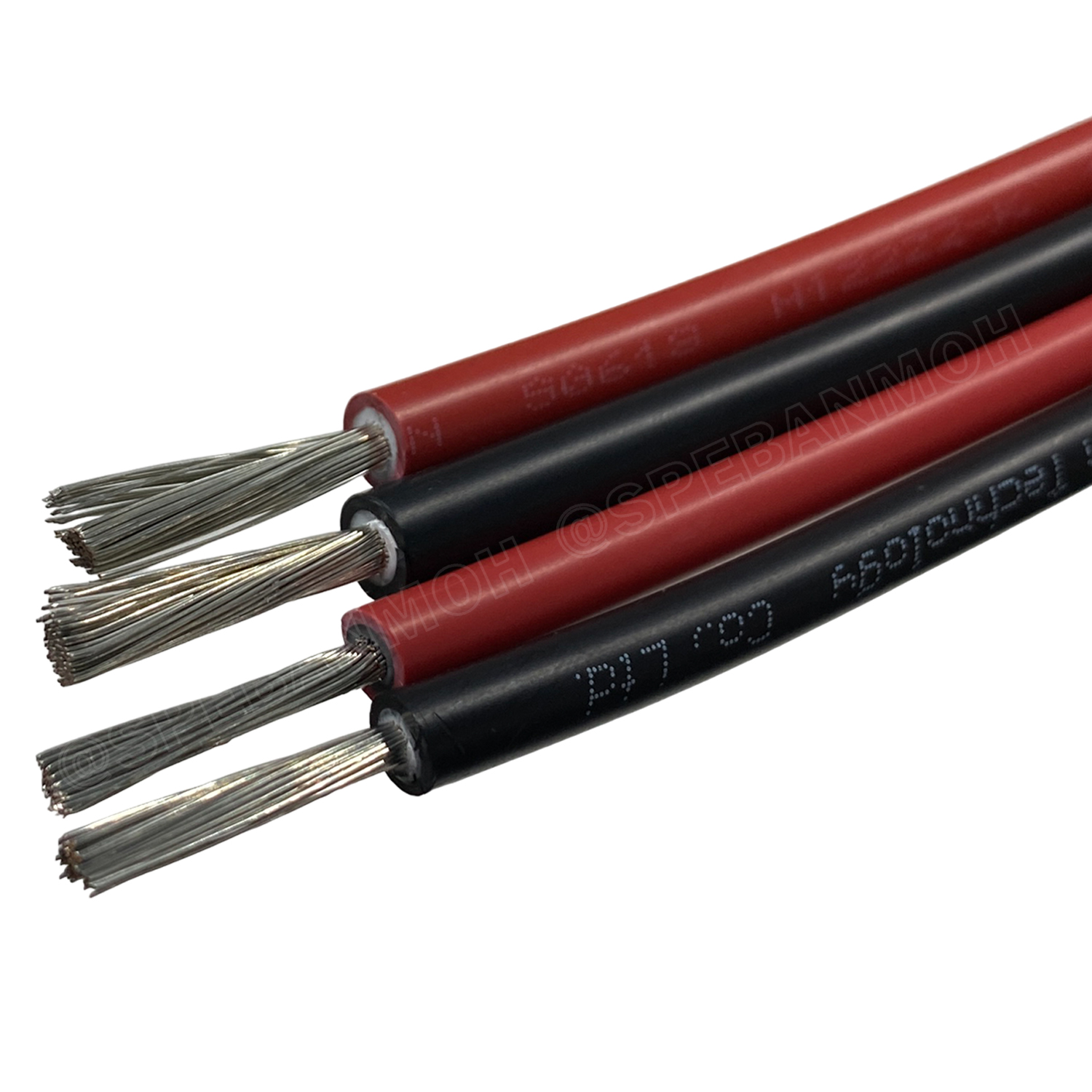 [ 2เมตร ] BFPV สายไฟโซลาเซลล์ Solar PV Cable PV1-F มาตรฐาน TUV TINNED COPPER สายPV ฉนวนสองชั้น 55A 1000VAC 1500VDC สายใช้งานภายนอก Dubble Jacket สาย MC4 1x4.0 , 1x6.0 mm2 Solar Cable PV1-F Copper Wire H1Z2Z2-K