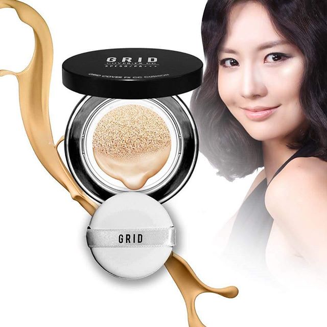 แป้ง Grid Solution CC Cushion SPF 50+ PA+++