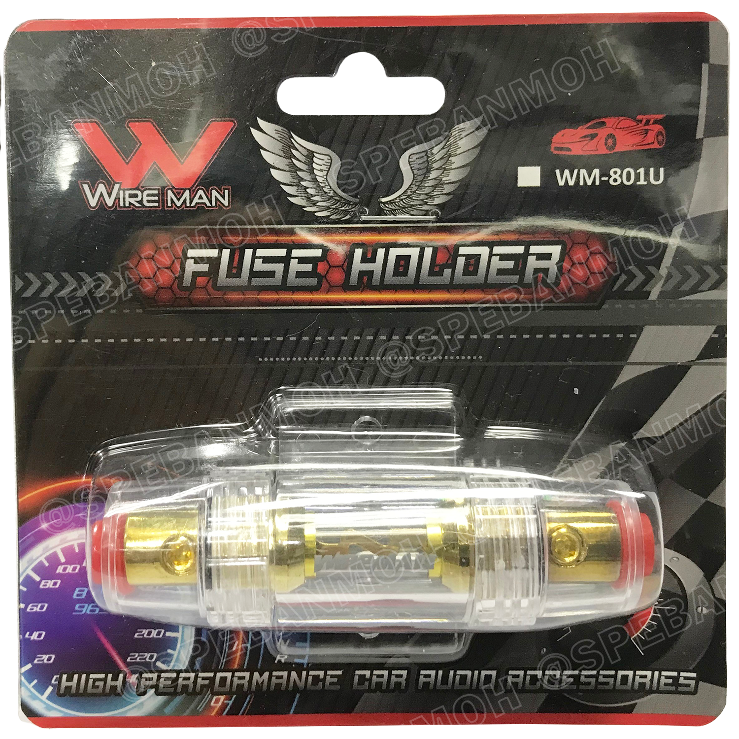 WM-801U กระบอกฟิวส์รถยนต์ Wireman เข้า 1 ออก 1 Wireman Auto Fuse WM816 ฟิวส์รถยนต์ เครื่องเสียงรถยนต์ กระบอก กระบอกฟิวส์รถยนต์ กระบอกฟิวส์เครื่องเสียง กระบอกฟิวส์ รถยนต์ WIREMAN ฟิวเพาเวอร์เสียงกลาง ฟิวส์ซับบ๊อก ฟิวส์เครื่องเสียง ฟิวส์รถยนต์