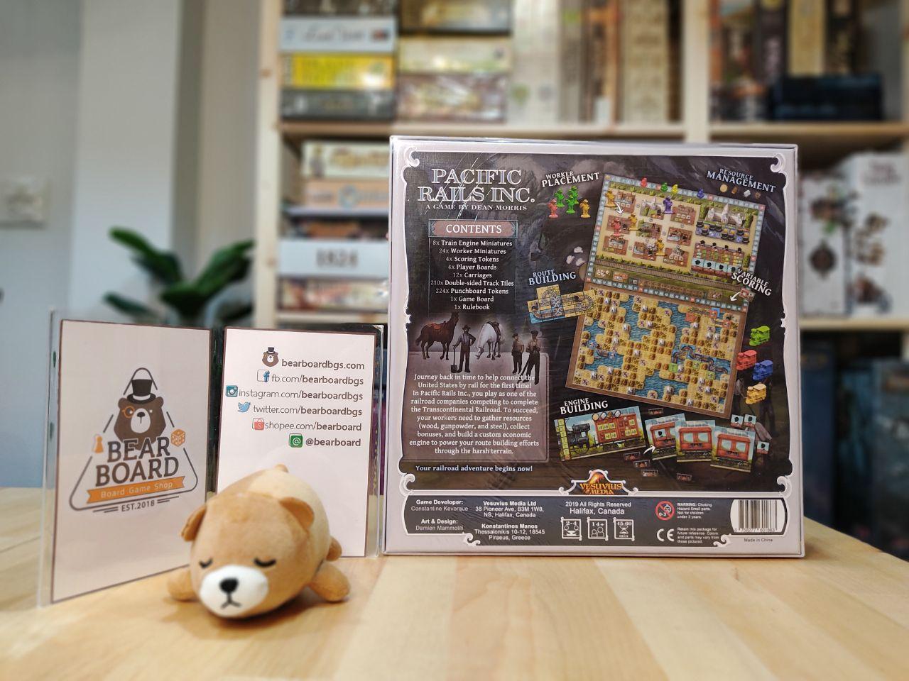 Pacific Rails Inc. + Deluxe Components บอร์ดเกม ของแท้