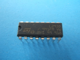 L293D: PUSH-PULL 4 CH Motor Driver