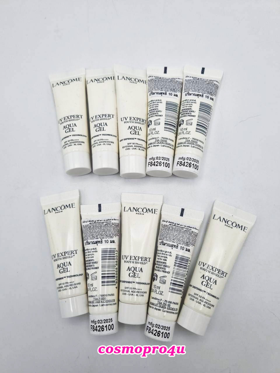 กันแดด Lancome UV Expert Aqua Gel Airy Defense SPF50/PA++++ ขนาด 10ml ฉลากไทย หมดอายุ 2/28