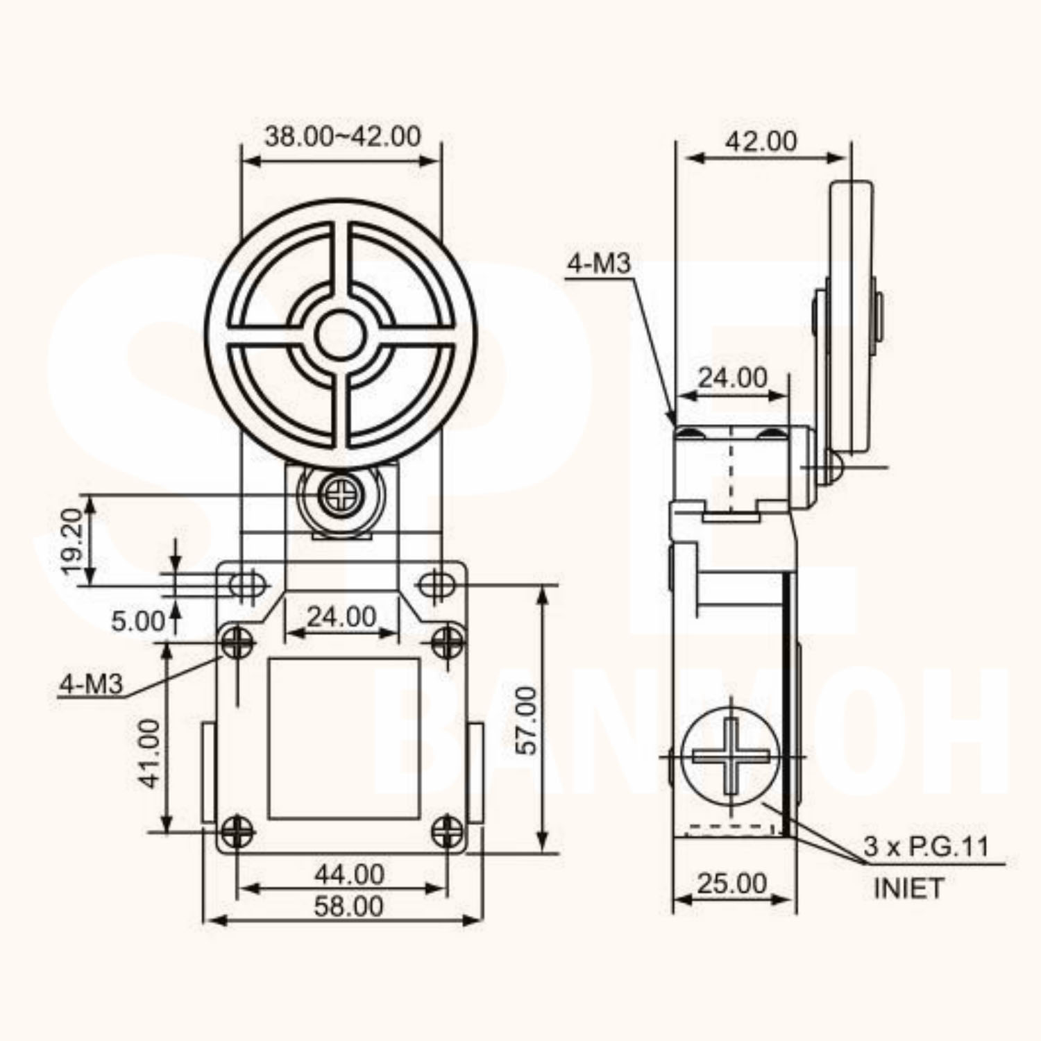 CSA-041 ลิมิทสวิทช์ Limitswitch Limit Switch CSA 041 CNTD ลิมิตสวิทย์ ก้านยาว ล้อสั้น ล้อยาว ล้องอ ล้อใหญ่ ก้านเข็ม ก้านสั้น ปุ่มกด ลิมิทสวิท CNTD COM NO NC กดติดปล่อยดับ Momentary On กดดับปล่อยติด Momentary Off กดติด ปล่อยดับ กดดับ ปล่อยติด Normally Open