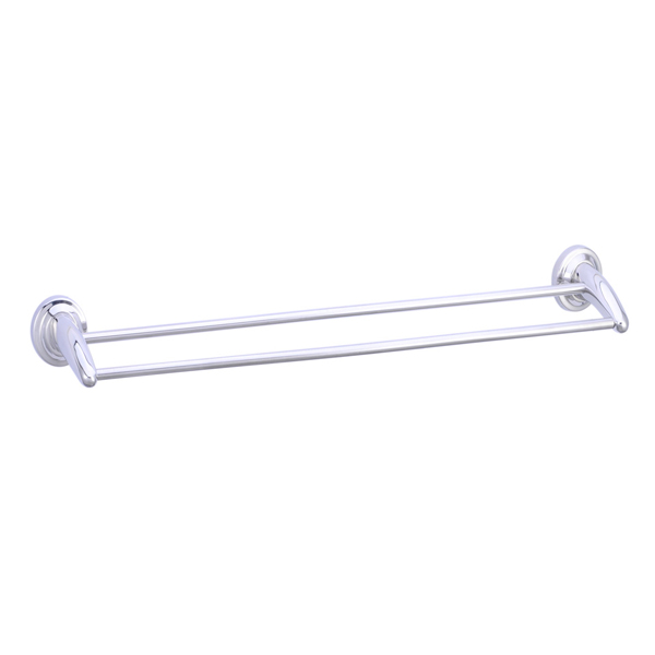 QLine ราวคู่สเตนเลสแขวนผ้าแบบเขาโค้ง 60ซม.(เงาพิเศษ) รุ่น ST-523/1X