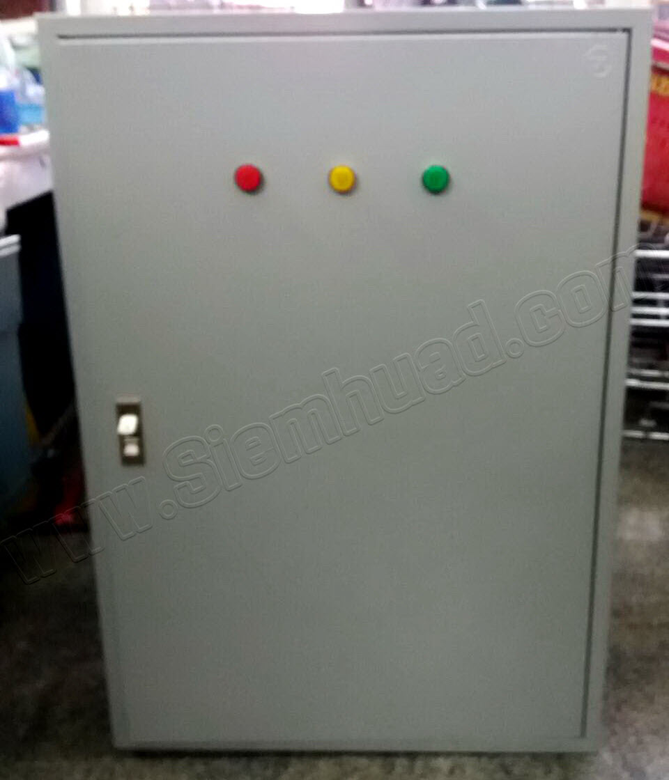 ตู้ไฟ เมนเบรกเกอร์ (PNC) และเบรกเกอร์จ่ายไฟฟ้าย่อย (MITSUBISHI) (อุปกรณ์ไฟฟ้า WALL MOUNTING CABINET (KJL), LED Pilot Lamp (PNC), MOLD CASE CIRCUIT BREAKER (MITSUBISHI)