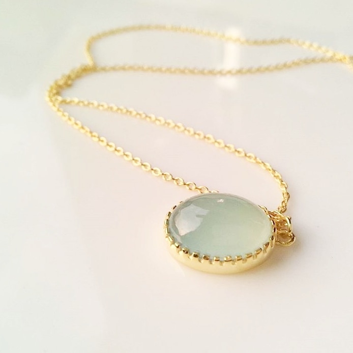 Chalcedony necklace