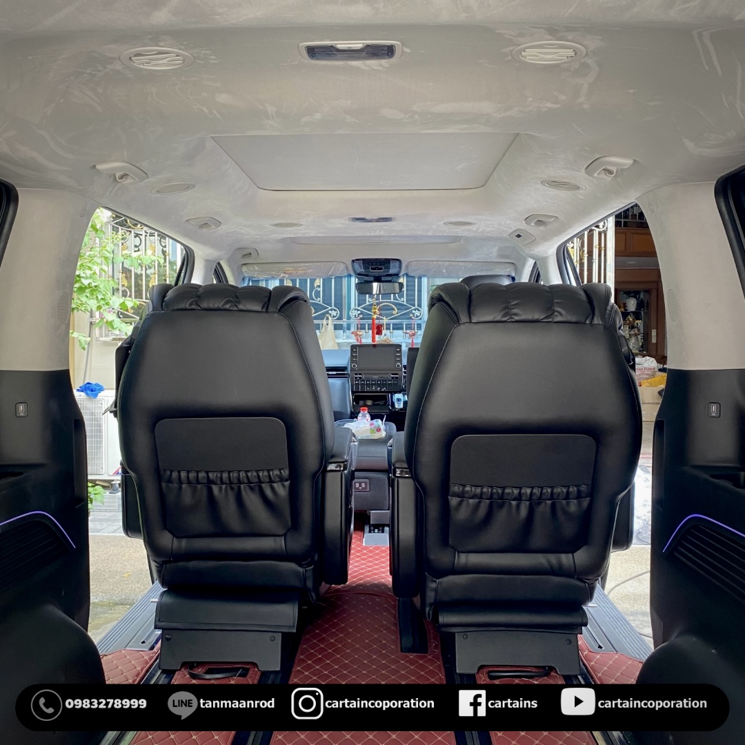 Hyundai staria เบาะvip ระบบไฟฟ้า เบาะแถวท้าย ปรับแยกได้ 40:60