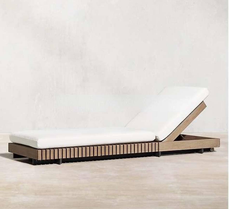 เตียงอาบแดดไม้สัก รุ่น SUNBED WHITE GRAY06