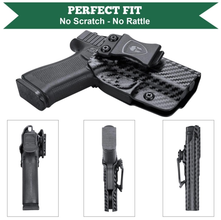 ซองพกใน IWB Holster for a Glock 43 43x Carbon Fiber Right Handed WARRIORLAND ส่งจากประเทศไทย