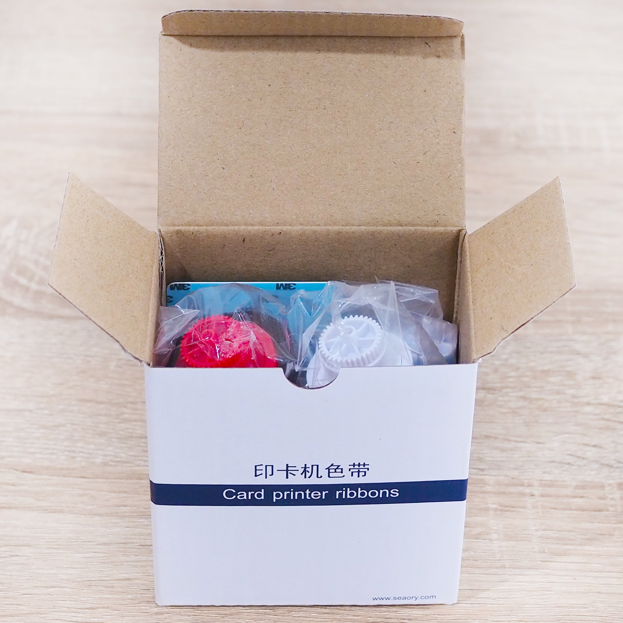 Seaory BXR.2411A.CNA ริบบอนดำ หมึกพิมพ์ดำ Standard monochrome black ribbon K 1000 Print ใช้สำหรับเครื่องพิมพ์บัตร Seaory S20 S21 S22 S22K Code CNA