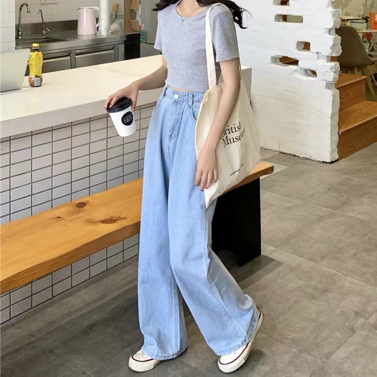 กางเกงยีนส์เดนิม VINTAGE DENIM DM002