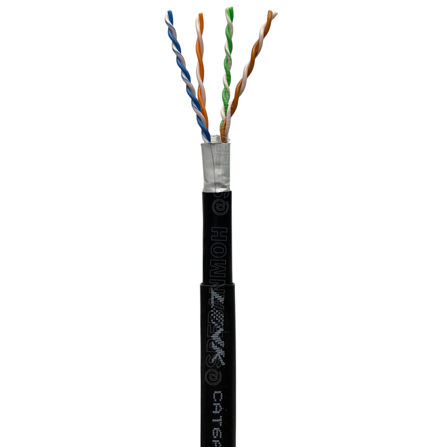 [ 1 เมตร ] US-9156A OUT สายแลนด์ ภายนอก CAT 6A OUTDOOR UTP Link Category 6A 23AWG Cable ทองแดงแท้ ลิ้งค์ CAT6A สายเคเบิลเครือข่าย Lan Cable สายแลนเน็ต สายเน็ต สายต่อเน็ต สายข้อมูล Gbps SSTP Gigabit Network Copper LAN