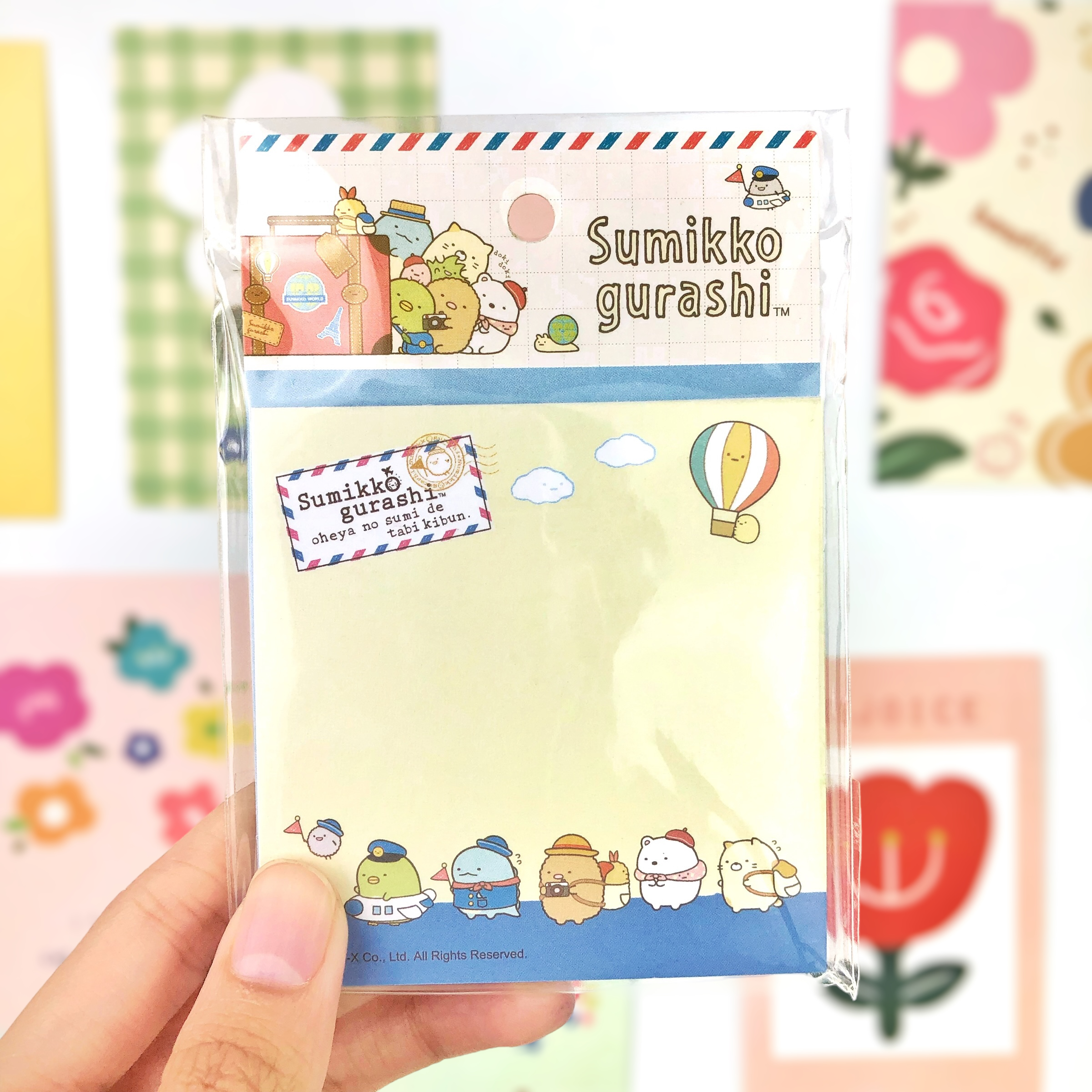 กระดาษโน๊ตกาวในตัว ลายการ์ตูนสุดน่ารัก 80 แกรม 60 แผ่น ขนาด 7.5 x 11 ซม.