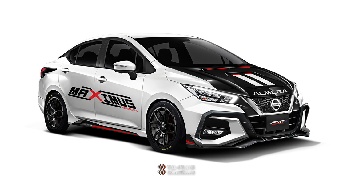 ชุดแต่งสเกิร์ตรอบคัน MAXIMUS GT : ALMERA 2021