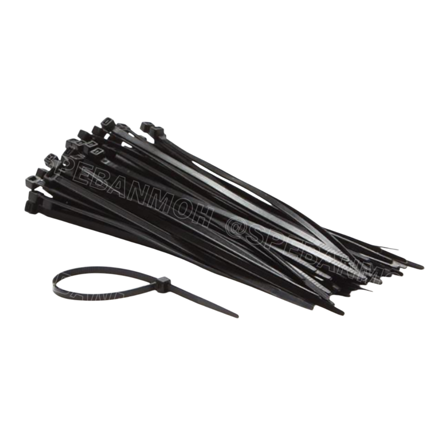 [ 100ชิ้น/ห่อ ] OEM สายรัดอเนกประสงค์ รุ่นถูก เคเบิลไทล์ หนวดกุ้ง Cable Tie สายรัด Nylon Cable สายรัดพลาสติก สายรัดไนล่อน หนวดกุ้ง Nylon Plastic สายไนล่อนรัดสายไฟแบบห่วงรัดสายไฟ สายรัดเคเบิ้ลไทร์แบบล็อคตัวเองอเนกประสงค์