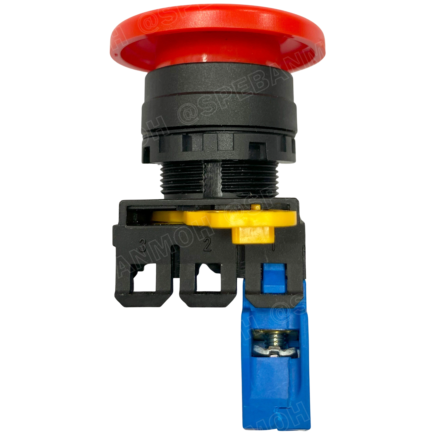 [ 1ชิ้น ] YW1B-M4E10 สวิทช์กดติดปล่อยดับ สีแดง Red 1NO IDEC ไอเดค สวิทช์คอนโทรล 22mm Push Button Switch สวิทช์ไฟ กดเด้ง Momentary สวิทช์กด คอนแท็คเสริม NO สวิทช์ไฟฟ้า 22 มิล Control Switches สวิทช์หน้าตู้ 22มิล