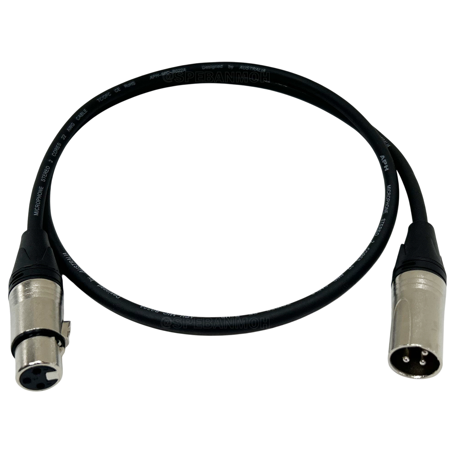 [ 1 เส้น ] สายสัญญาณ APH เอพีเอช Audio Cable Assembly 1 ออก 1 สายเครื่องเสียงรถยนต์ ทองแดงแท้ สายไมโครโฟน XLR CABLE Phone Stereo Cable สายสัญญาณเสียง CABLE ASSEMBLY แคนนอน ทองแดงแท้ สายเครื่องเสียง มิกเซอร์ ไมค์โครโฟน ห้องอัด สตูดิโอ