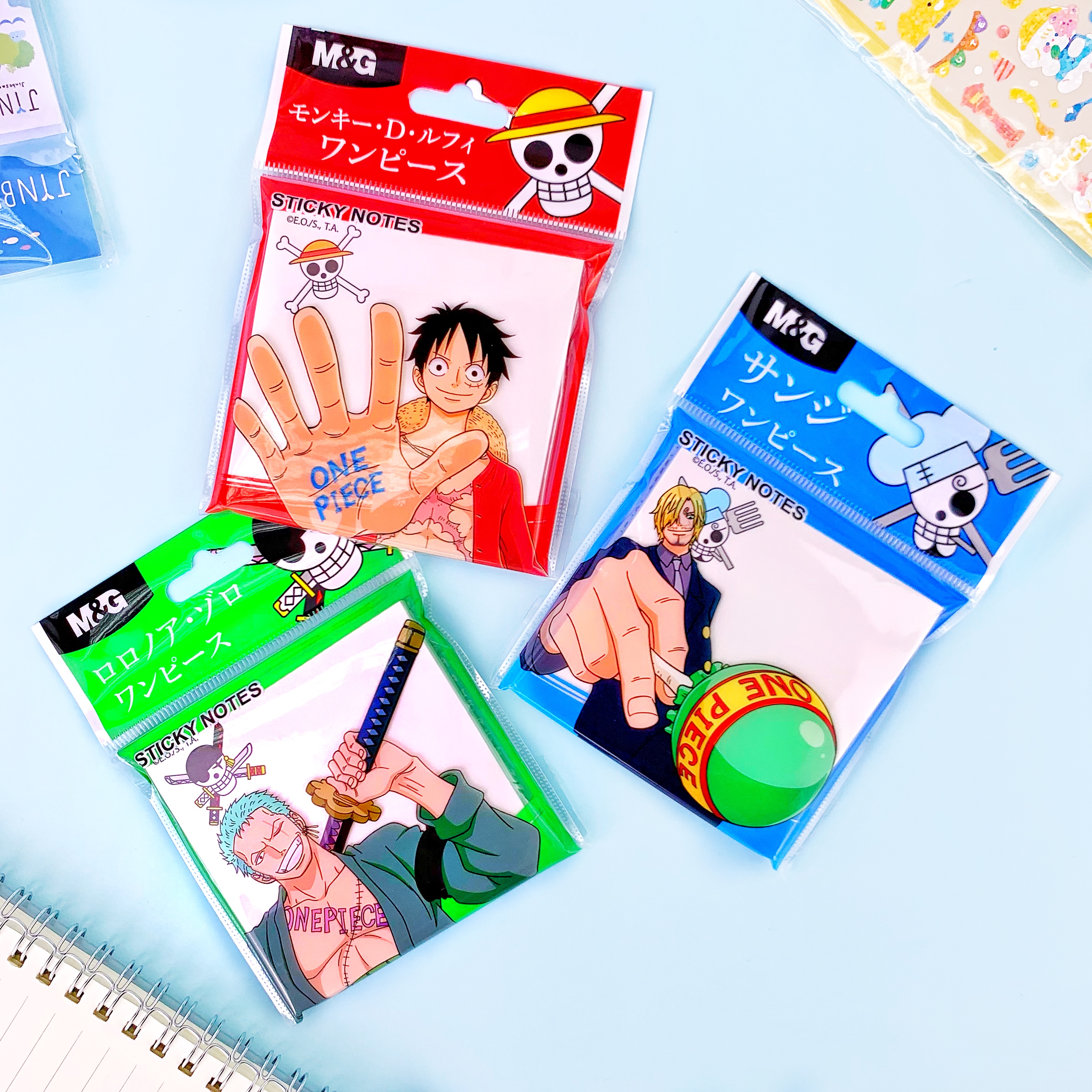M&G sticky notes สติ๊กโน๊ต รุ่น QS33B107 ลาย One Piece วันพีช