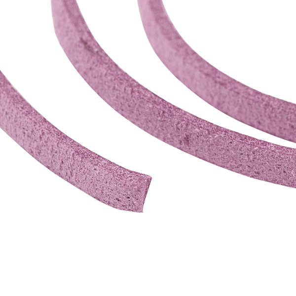 เชือกหนังชามุด ขนาด 3 มม. 1 ม้วนยาว 5 เมตร แพ็ค 4 ม้วน คละสี