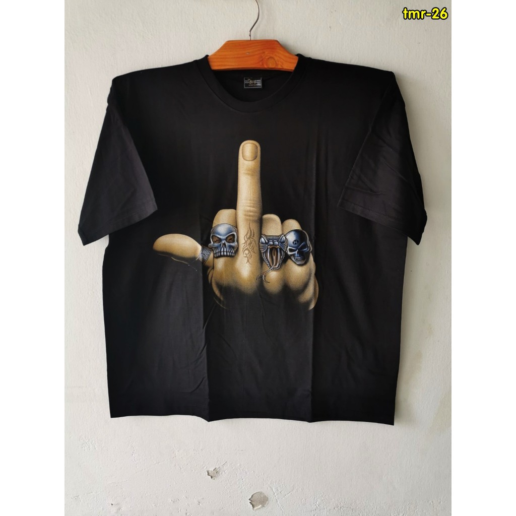 ไซต์ใหญ่ 2-6XL เสื้อยืดคนอ้วน ผู้ชาย คอกลม แขนสั้น สกรีนลาย(25-30)