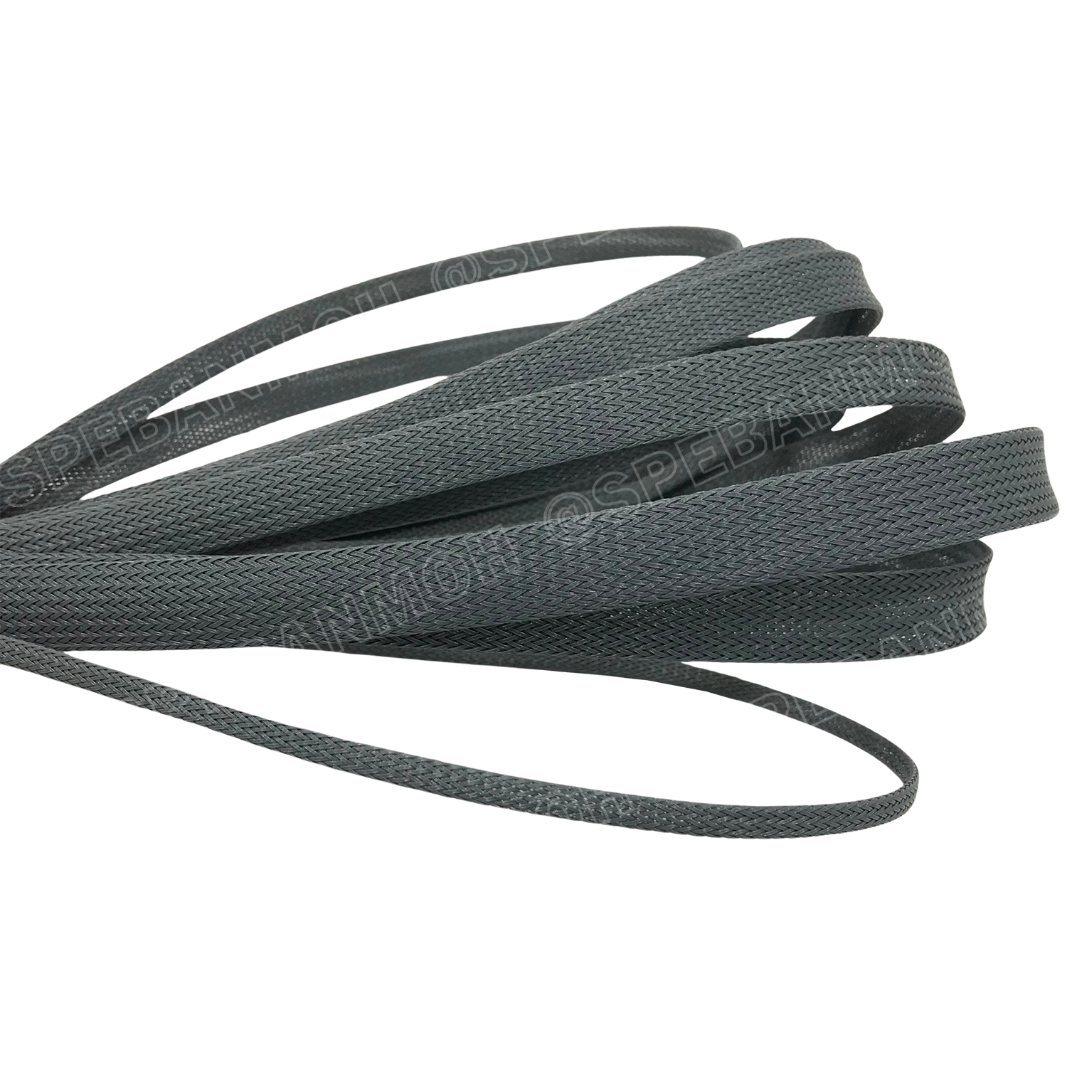 [ 3เมตร ] CS-GRY-08mm สายถักหุ้มสายไฟ สีเทา Grey ขนาด 8มิล Expandable Braided Cable Sleeving ปลอกหุ้มสายไฟไนล่อน อย่างหนา ทนความร้อน Cable Sleeving ปลอกหุ้มสายไฟไนล่อน เก็บสายไฟ อย่างหนา ทนความร้อน ท่อเก็บสายไฟ ปลอกตาข่ายหุ้มสายไฟ สำหรับเก็บสายไฟ รถยนต์ ร