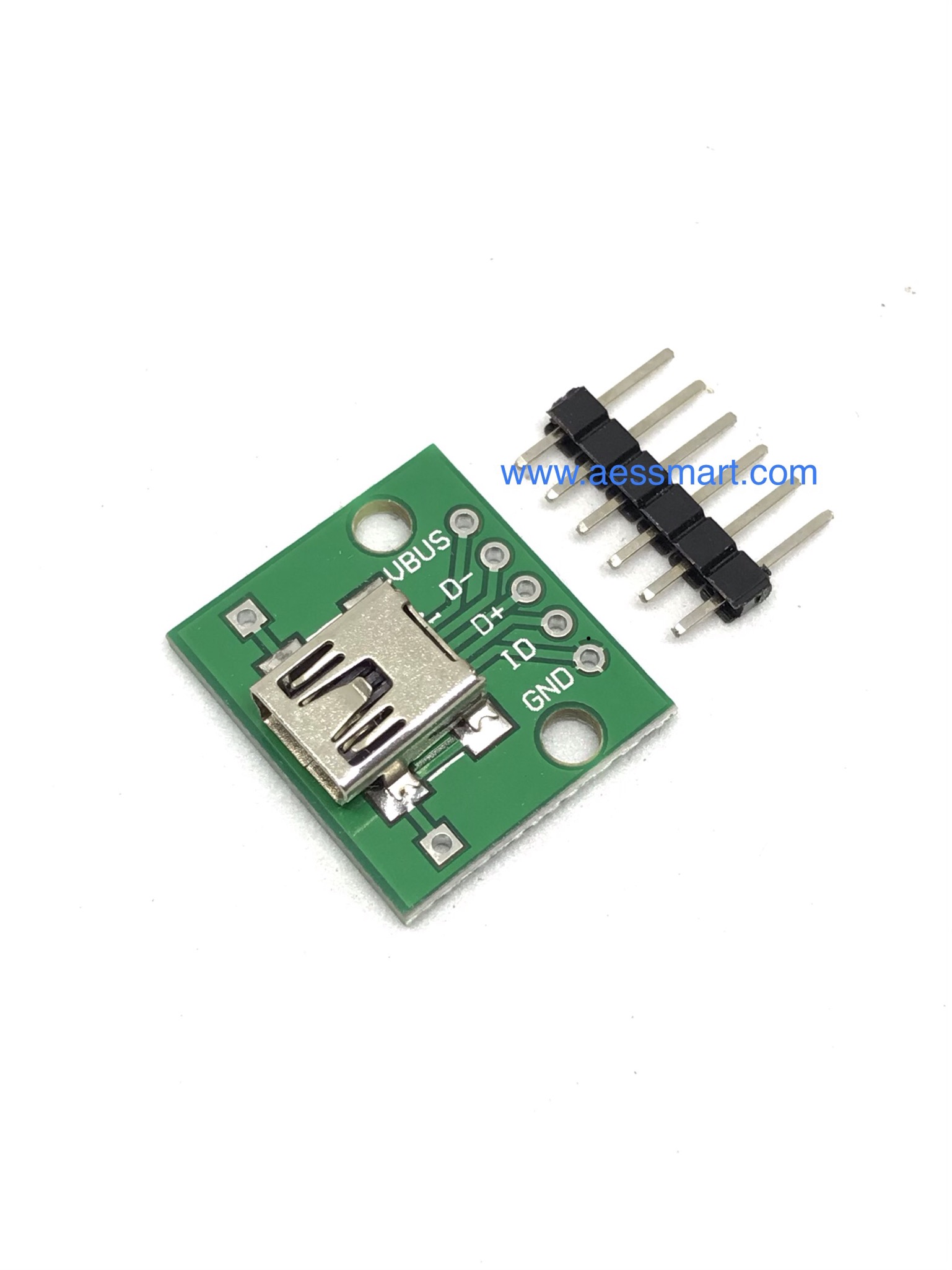 Mini USB breakout บอร์ดแยกขั้วหัว Mini USB