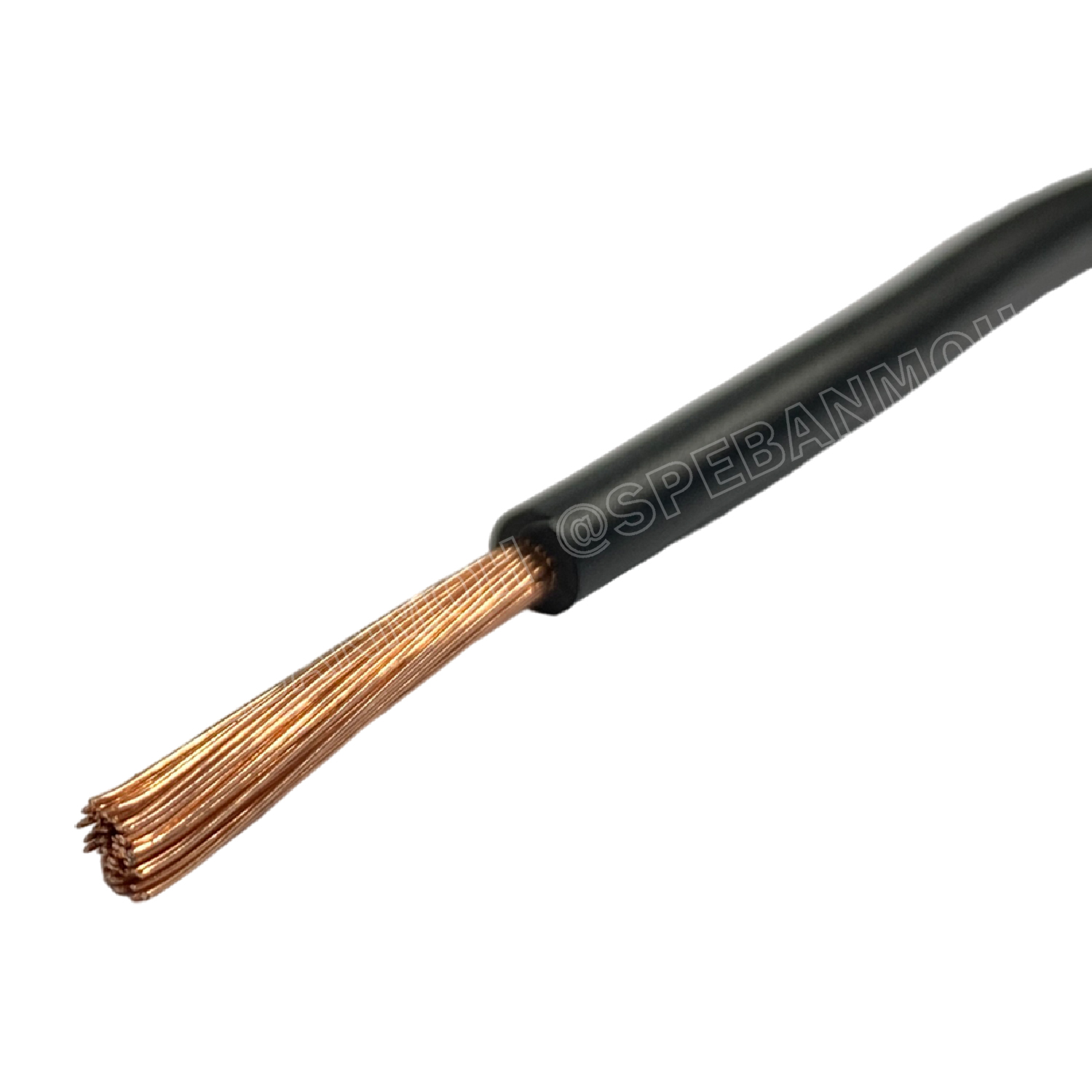 [ 100 เมตร ] S-SUPER VSF 1x4.0 sq.mm สีดำ Black ขนาด 4.0 sq.mm. สายไฟ่อ่อน วายริ่งตู้คอนโทรล วีเอสเอฟ สายไฟเดี่ยวแกนฝอย สายไฟ สายไฟอ่อน สายไฟอ่อนแกนฝอย สายอ่อน IEC02 450/750V VSF Flexible Cable VSF มาตรฐาน มอก TIS 11 สายอ่อน Flexible Cable สายคอนโทรล THW(