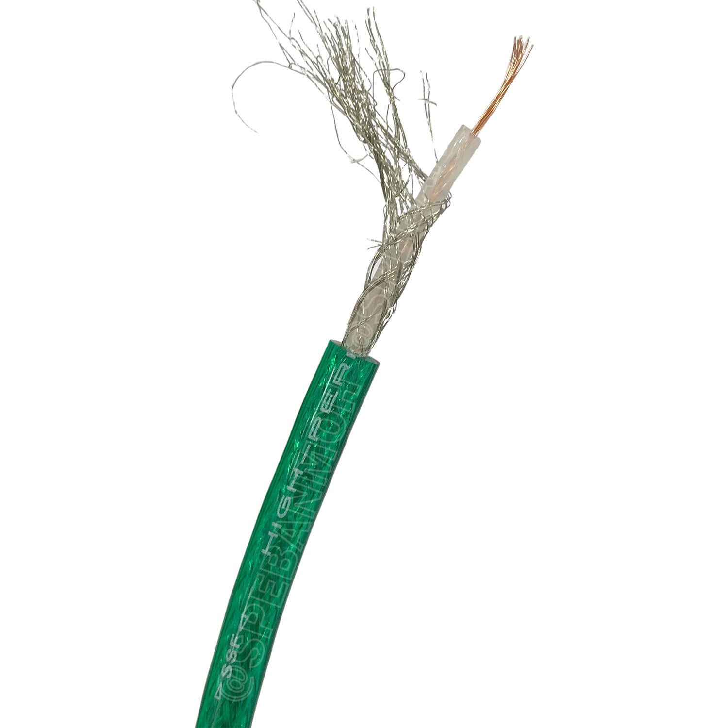 [ 50เมตร/ม้วน ] SF-MIC สายไมโครโฟน Mono SSF สีใส รุ่นทองแดงผสม 6mm Microphone Cable สายไมค์โครโฟน รุ่นประหยัด ราคาถูก สายไมค์ โมโน Audio Cable For Microphone สายสัญญาณ Copper Clad Aluminum Magnesium Wire OD : 6mm สายไมค์โมโน SSF CCAM Made in Thailand