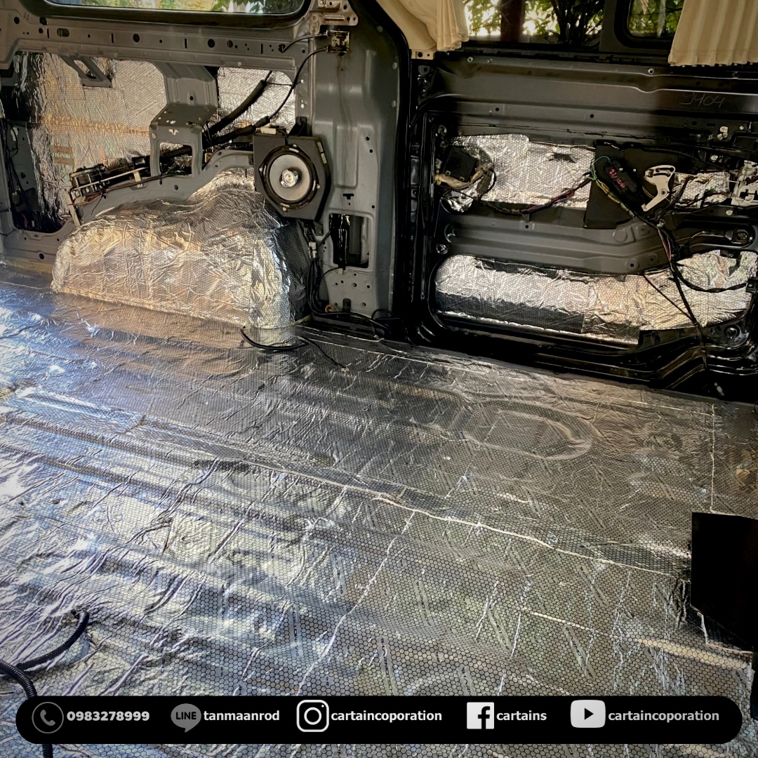 แดมป์ทั้งคัน Hyundai h1 พื้น ทั้งคัน หลังคา ด้านข้าง กาบบันได ประตู5บาน 2ชั้น