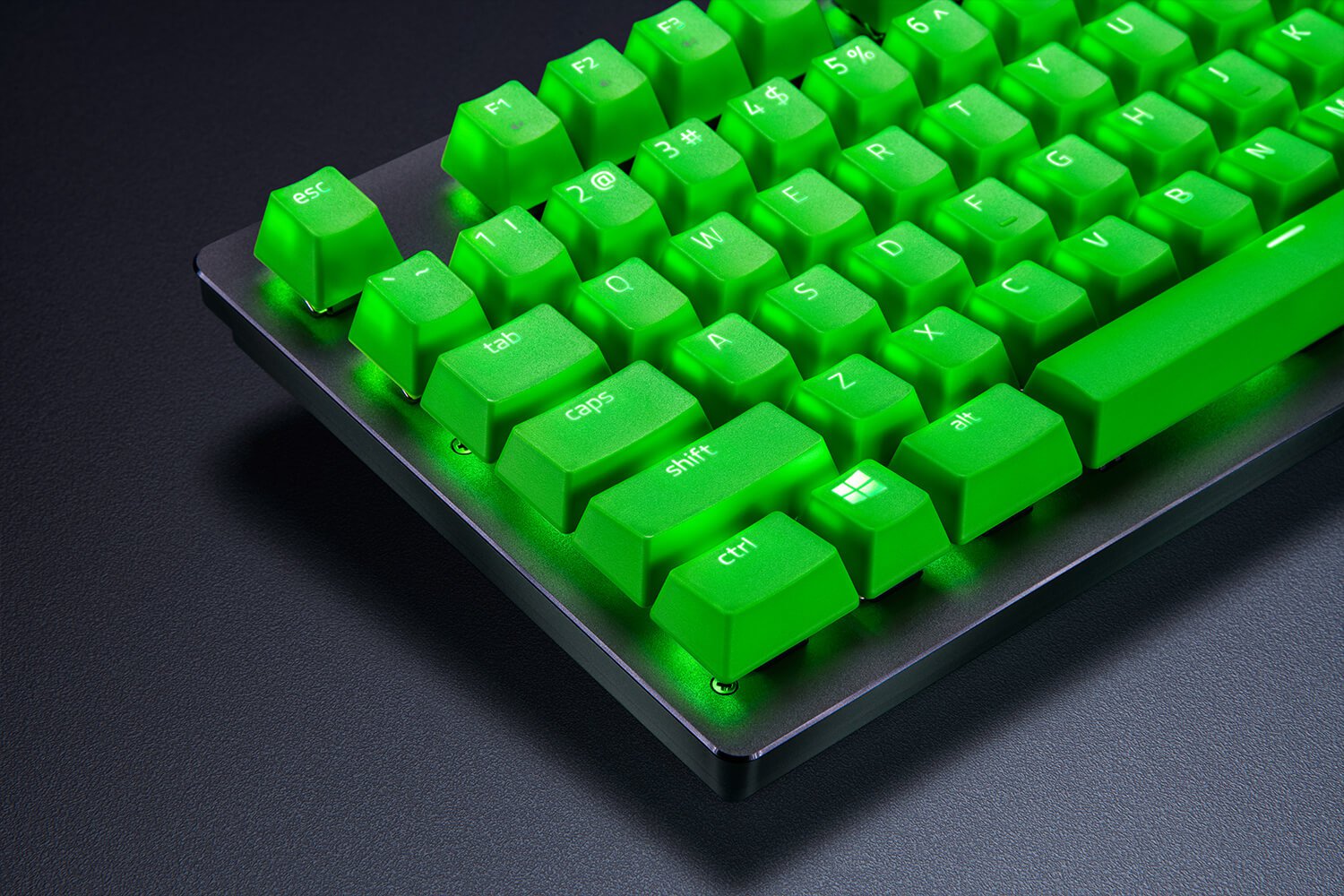 RAZER PBT KEYCAP CLASSIC BLACK UPGRADE SET ปุ่มกดคีย์บอร์ด สีดำ | รับประกันศูนย์ไทย 1 ปี