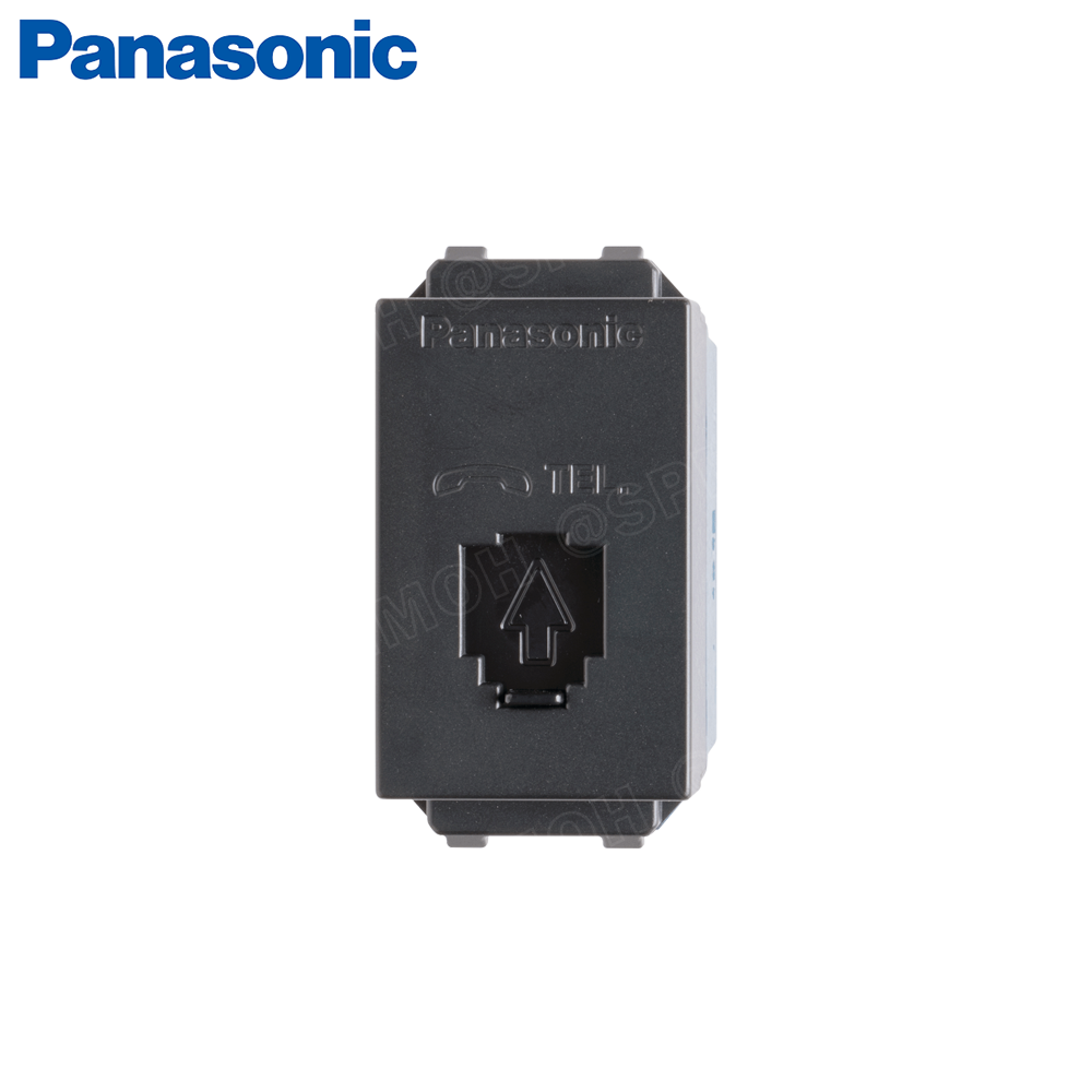 WEGN2164B INITIO PANASONIC เต้ารับโทรศัพท์ 6P 4C (โมดูล่า) Telephone Modular Jack (6P 4C)