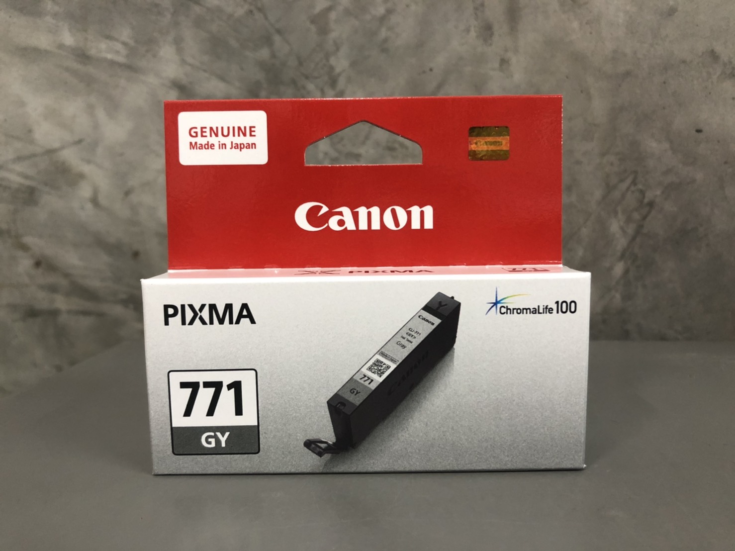 หมึกอิงค์เจ็ท สีเทา Canon CLI-771GY แท้จากศูนย์ไทย