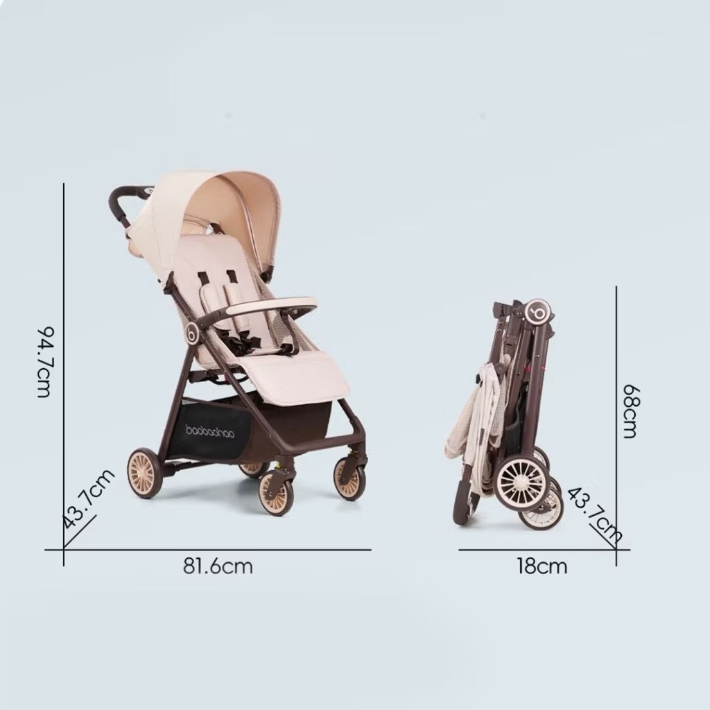 รถเข็นเด็ก A2 น้ำหนักเบา พกพาสะดวก