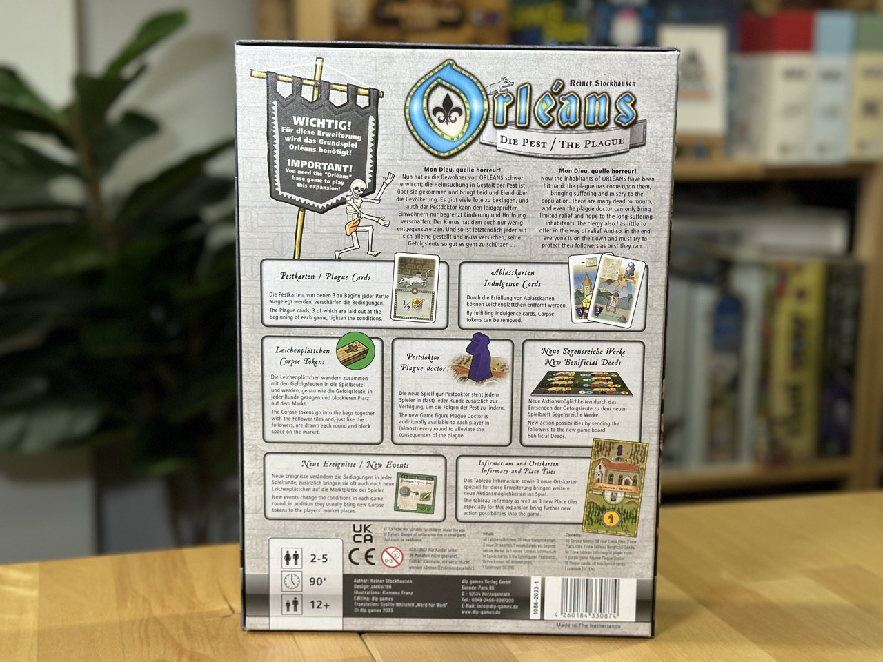 Orleans The Plague ภาคเสริม บอร์ดเกม ของแท้