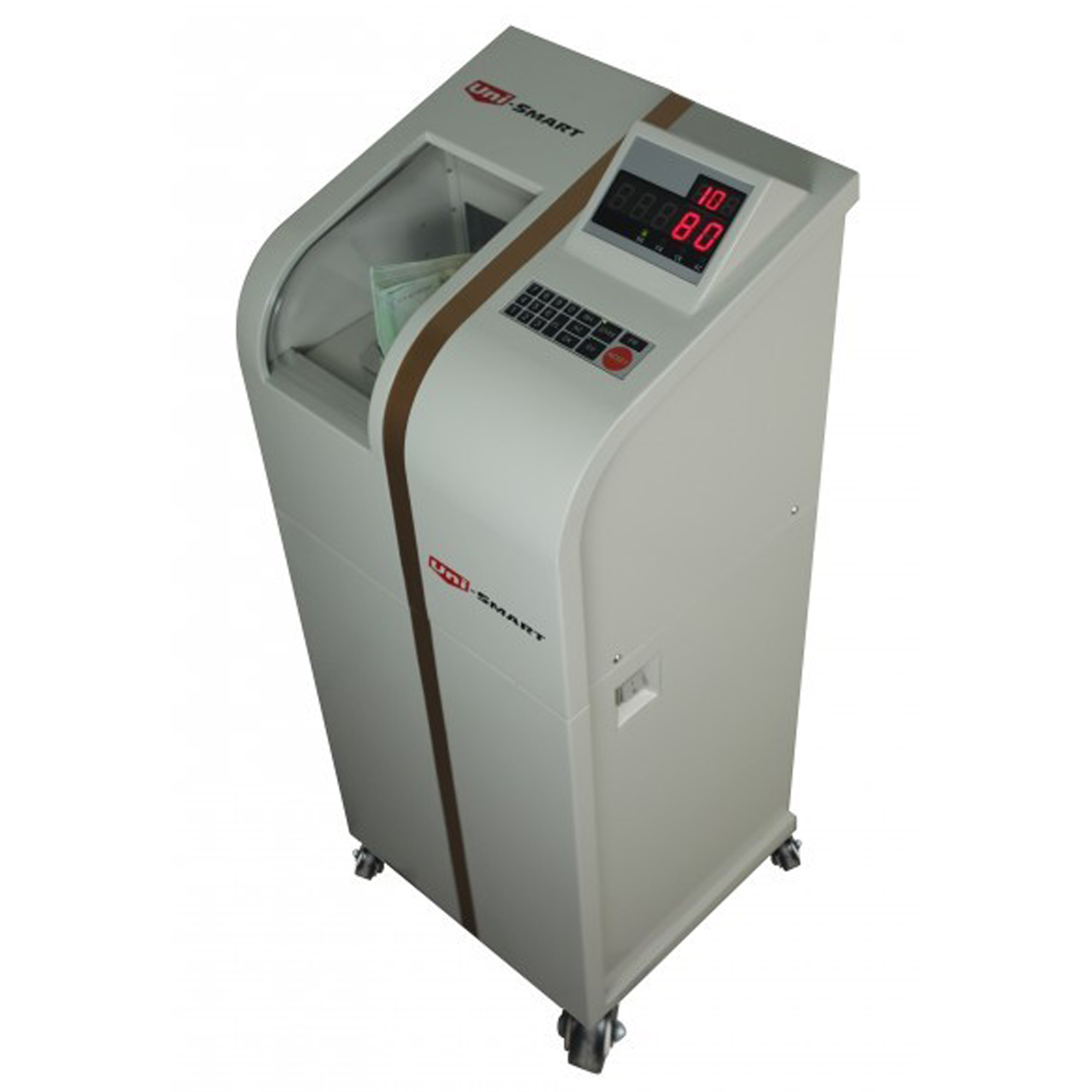 Uni-SMART เครื่องนับธนบัตร เครื่องนับเงิน เครื่องนับแบงค์ แบบสุญญากาศ ลมดูด US-7750