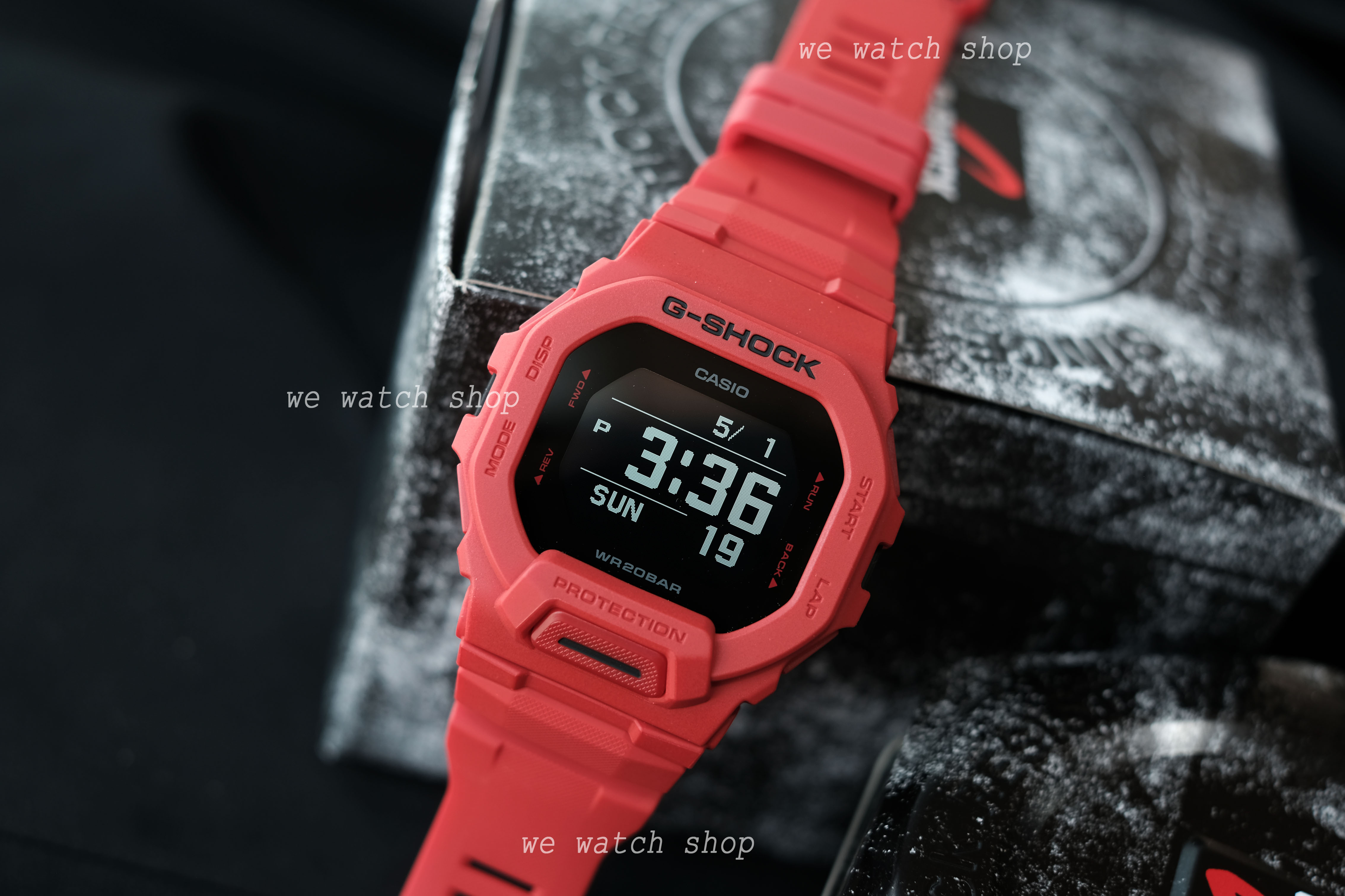 CASIO G-SHOCK รุ่น GBD-200RD-4DR สีแดง สินค้าของเเท้ รับประกันศูนย์ CMG