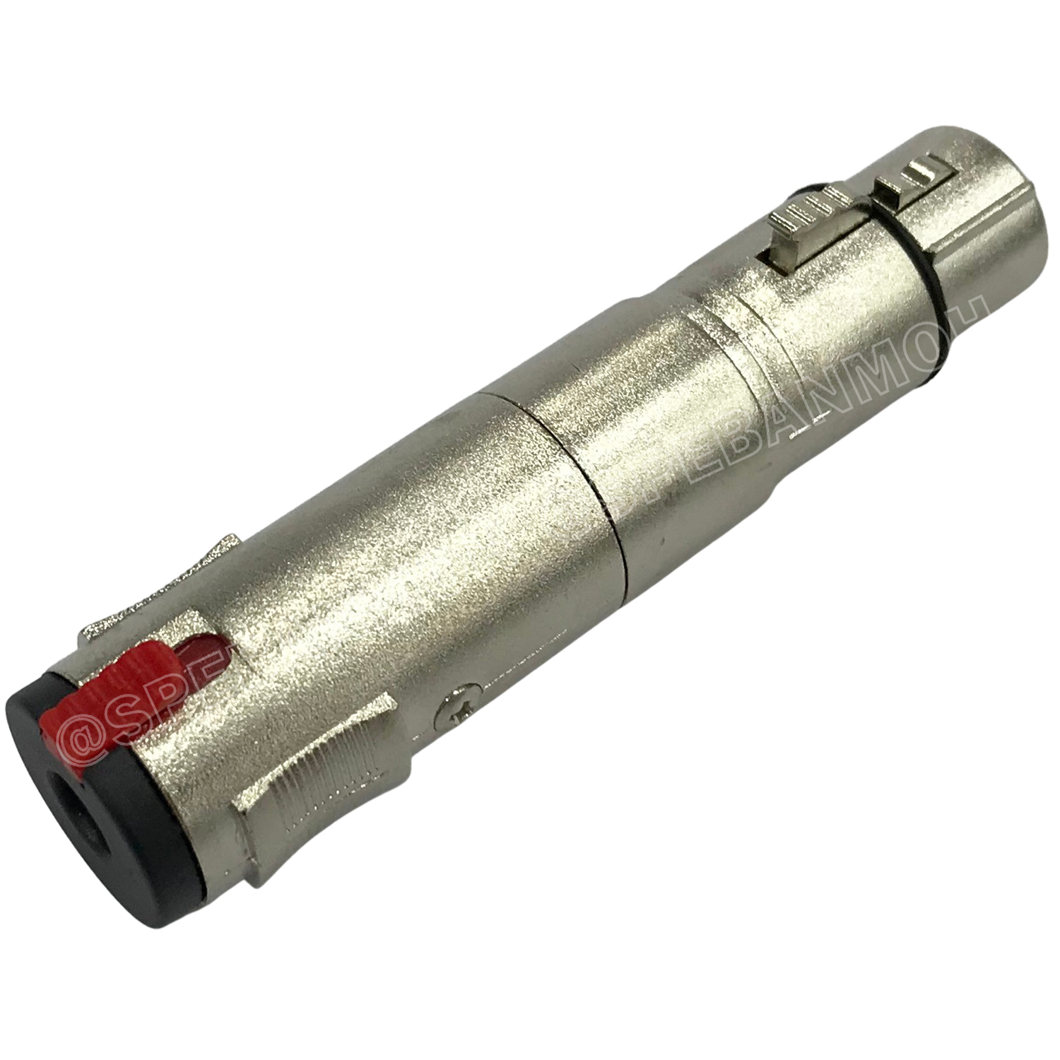 [ 1ชิ้น ] XLR-GCB002 ปลั๊กแปลงแคนนอน XLR เมีย ออก ปลั๊กไมค์ เมีย ( Female XLR to Phone Female ) ปลั๊กแปลง XLR เมีย ออก Phone เมีย Audio Balanced Connector คอนนอน 3P Phone stereo 3โพล ปลั๊กไมค์ Adapter Plug Xlr-Phone แจ็คไมค์