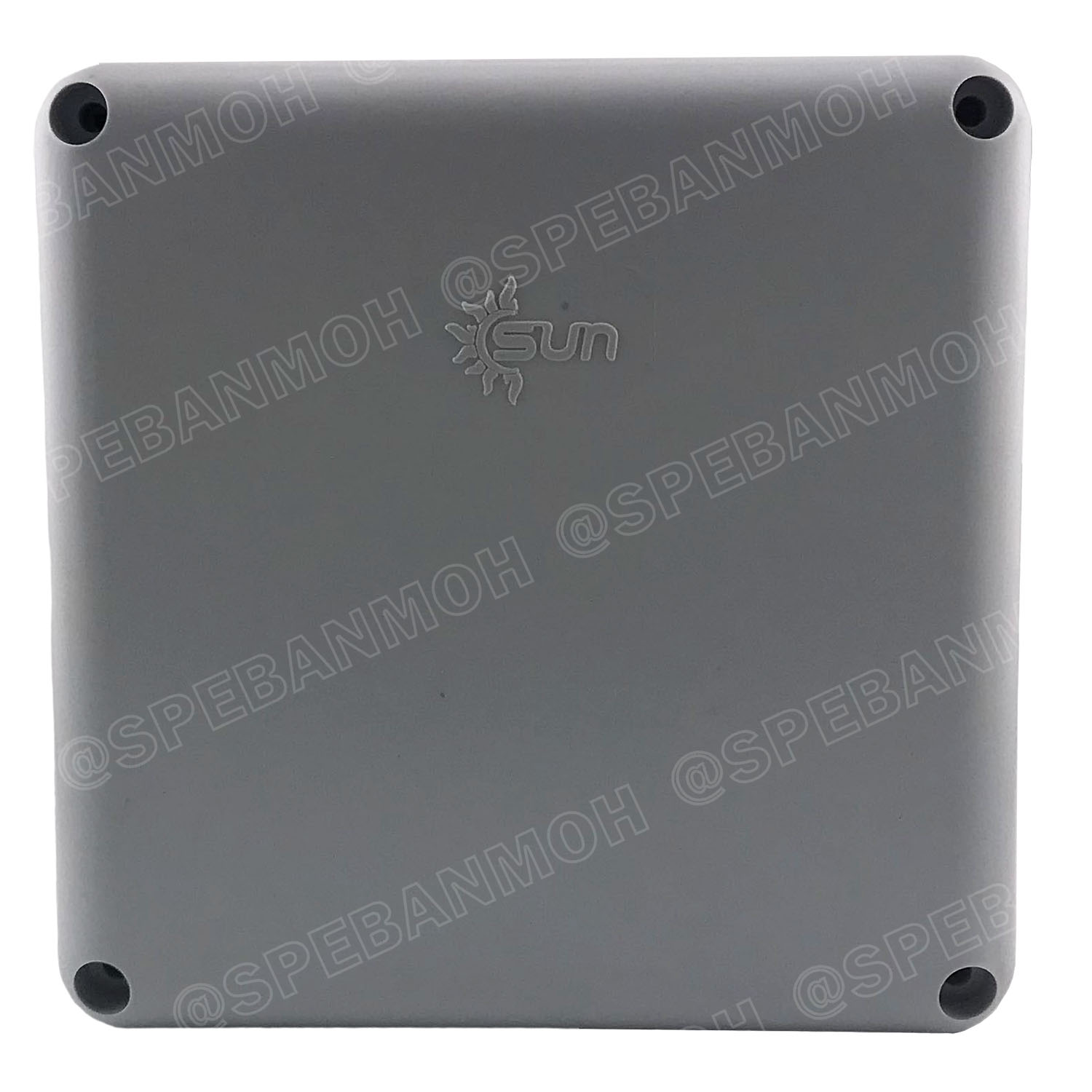 [ 1ชิ้น ] BOX-6X6 SUN กล่องพักสายไฟ กันน้ำ สีขาว White Junction Box WaterProof 6นิ้ว 6x6inch กล่องกันน้ำ บล็อคพักสายไฟ พลาสติก 145x145 mm กล่องพักสายแบบเจาะรู บล็อกกันน้ำ กล่องไฟกันน้ำ Waterproof Box กล่องเก็บสายไฟ เก็บสายไฟ เก็บสาย แบบเหลี่ยม