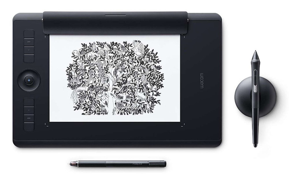 แท็บเล็ตสำหรับวาดภาพกราฟิก Wacom Intuos Pro M Paper Edition (PTH-660/K1-CX) แบบดิจิตอล Bluetooth