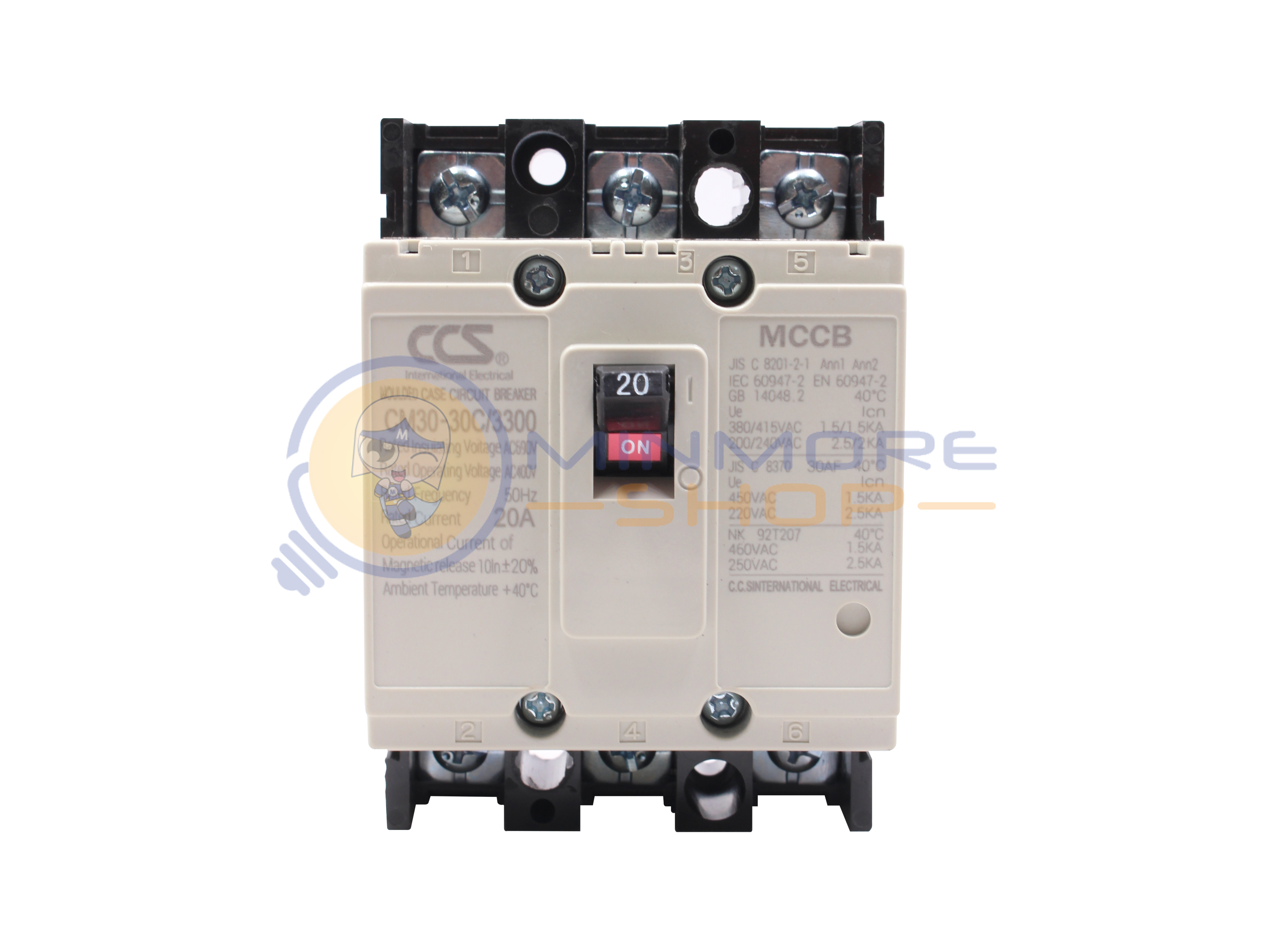เบรกเกอร์ 3P (5A,10A,15A,20A,30A,) ยี่ห้อ CCS