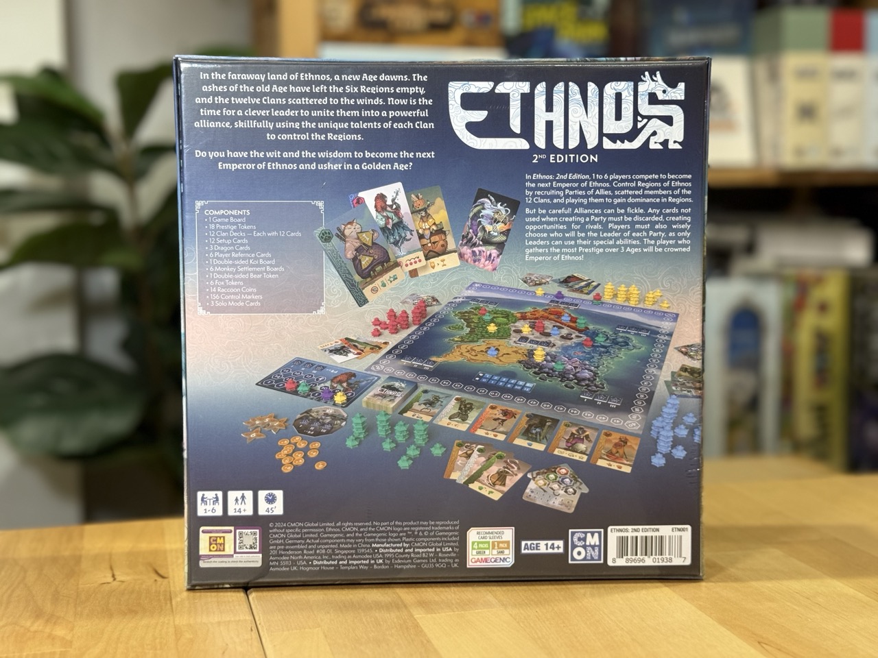 Ethnos: 2nd Edition พร้อม Promo Pack บอร์ดเกม ของแท้
