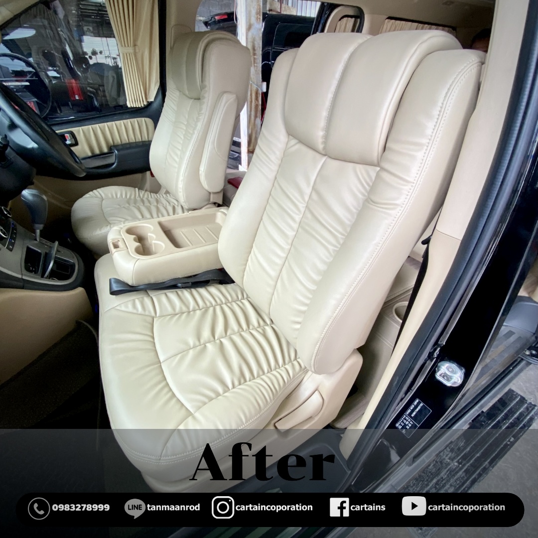 แปลงเบาะหุ้มหนังปรับทรงvipคูคนขับh1