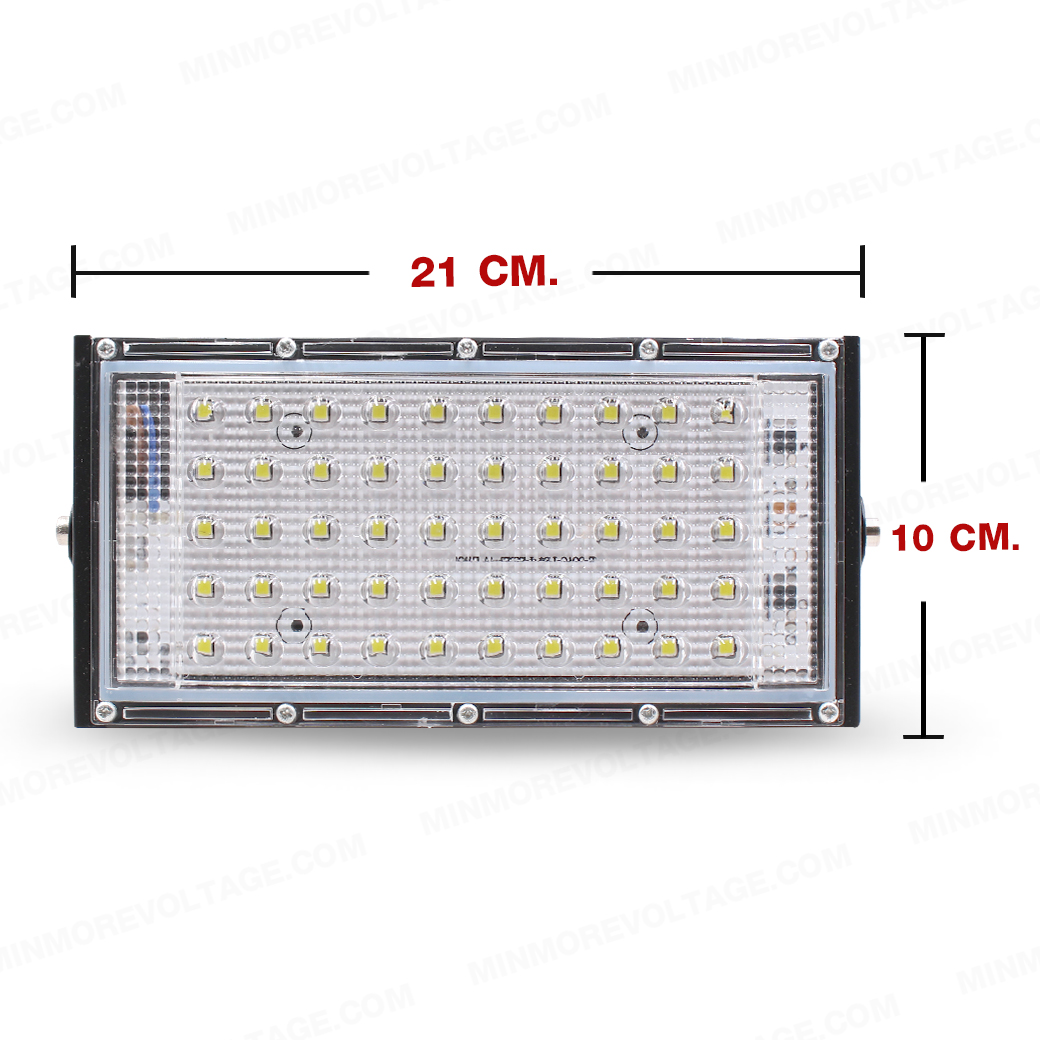โคมไฟฟลัดไลท์ 50W แสงจ้า ทนทาน คุ้มราคา รุ่น BW-50W ยี่ห้อ BEWON