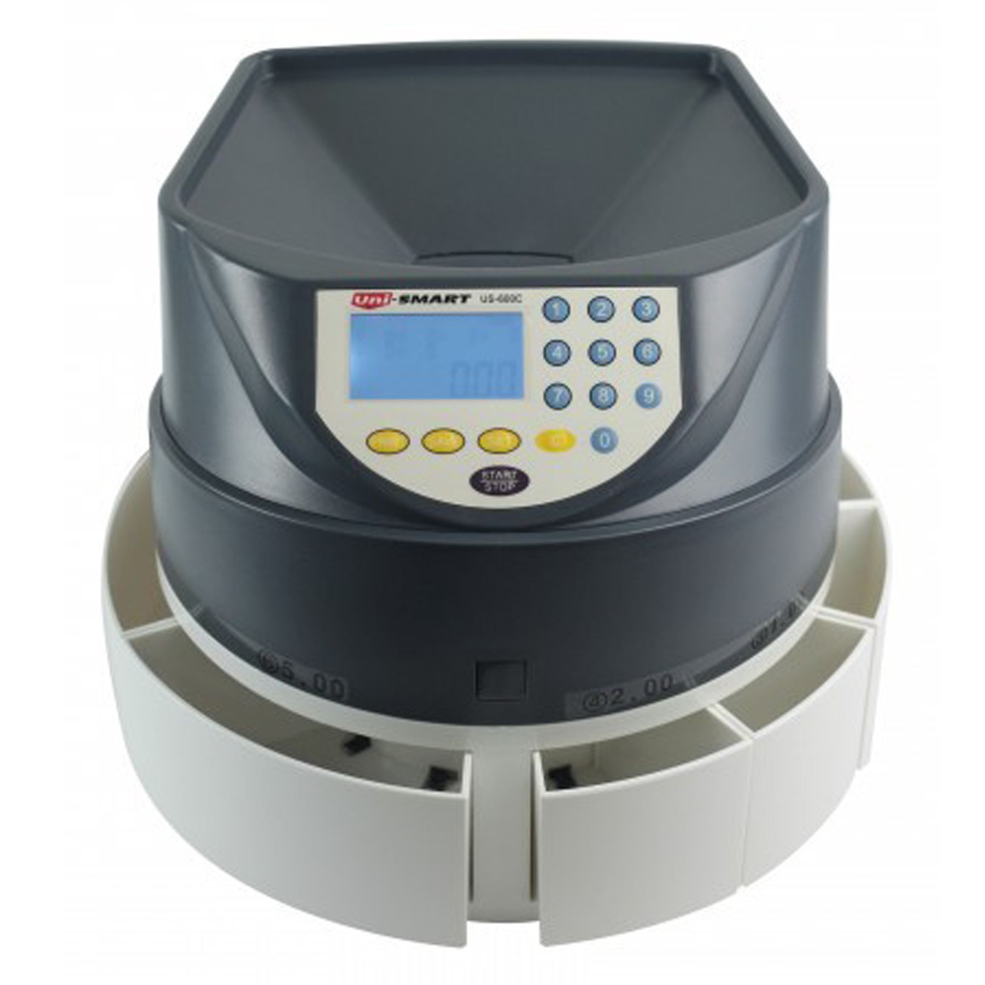 Uni-SMART เครื่องนับเหรียญ คัดแยกเหรียญ Coun counter, Coin sorter รุ่น US-600C