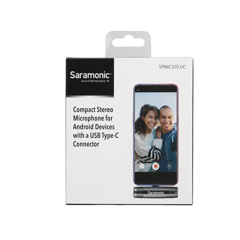 ไมโครโฟน Saramonic SPMIC510 UC Compact Stereo Microphone for Android Devices with USB Type-C Connector (ประกันศูนย์)
