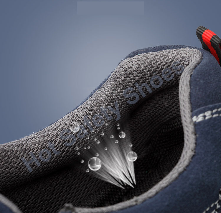 HOT STAR NO.12 รองเท้าเซฟตี้ รองเท้าหัวเหล็ก รองเท้าเซฟตี้หนังแท้ รองเท้านิรภัย ดีไซส์สวย ทันสมัย ระบายอากาศดี พื้นยาง กันลื่น เหมาะชายและหญิง