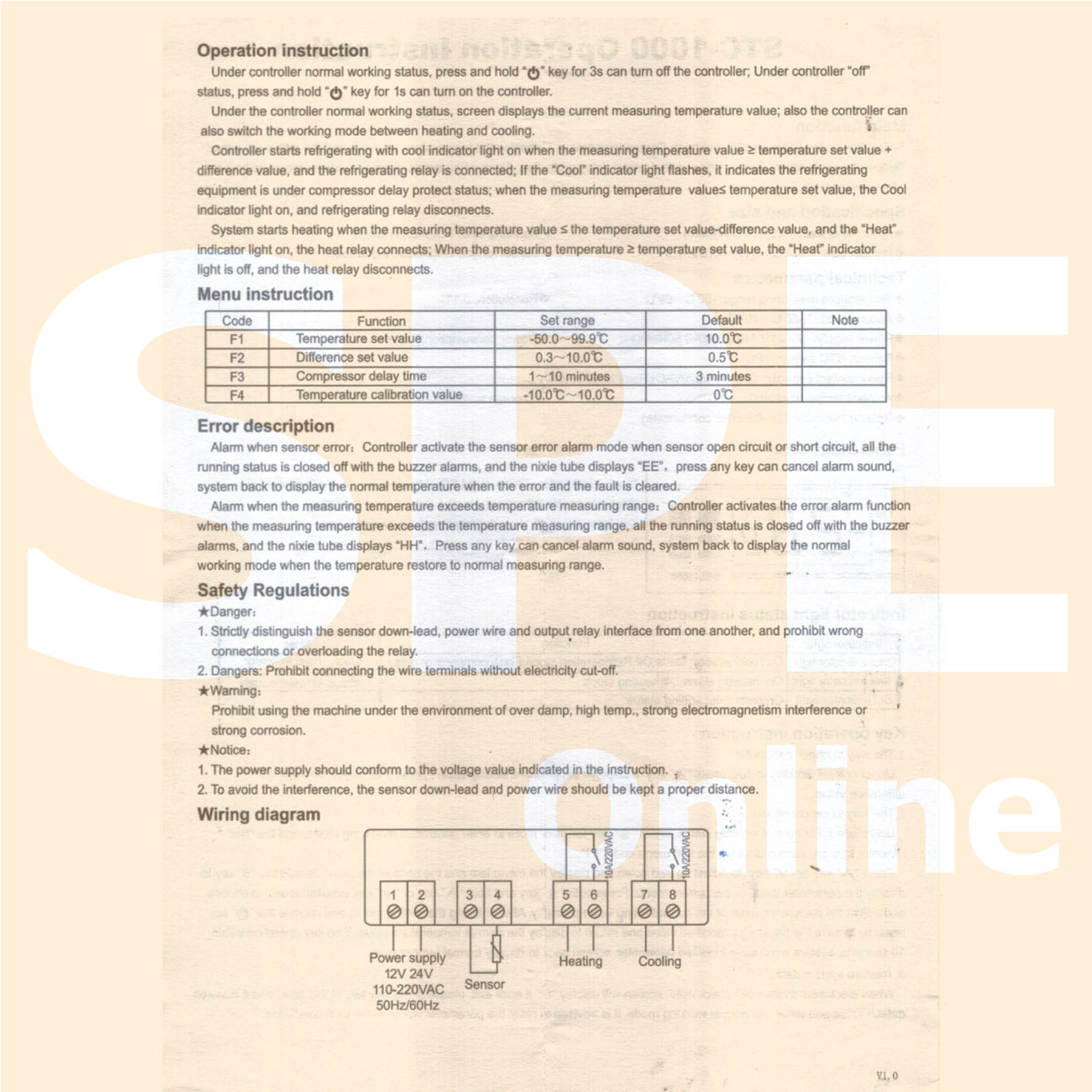 [ 1ชิ้น ] STC-1000 ตัวควบคุมอุณหภูมิ Temperature Control 110V 220V เทมป์คอนโทรล อุณหภูมิ เครื่องวัดและควบคุมอุณหภูมิ Temperature Controller 10A -50°C ถึง +120°C เทอร์โมควบคุมอุณหภูมิดิจิตอล วัดอุณหภูมิ พร้อมโหมด ทำความร้อน ทำความเย็น