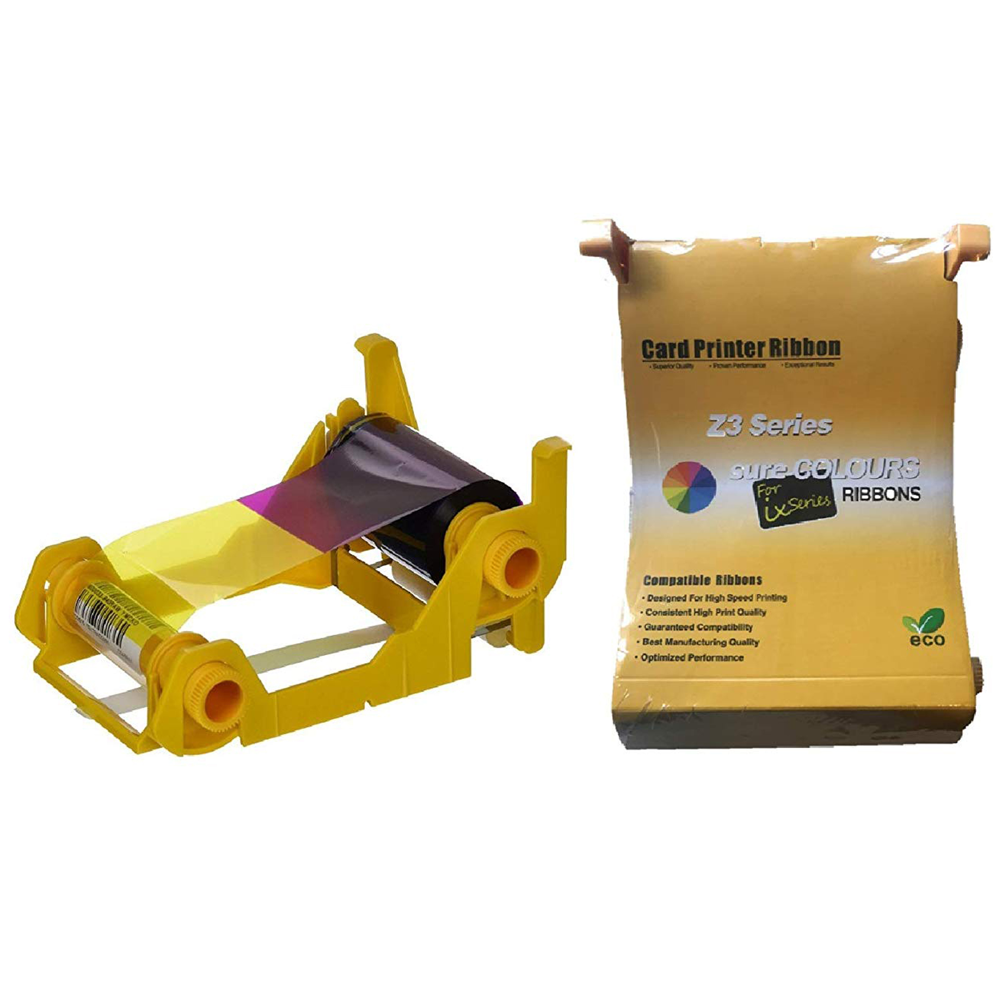 ZEBRA 800033-840 ริบบอนสี Color ribbon YMCKO เครื่องพิมพ์ใช้สำหรับ เครื่องพิมพ์บัตร ZEBRA ZXP3 Ribbon ZXP Series3