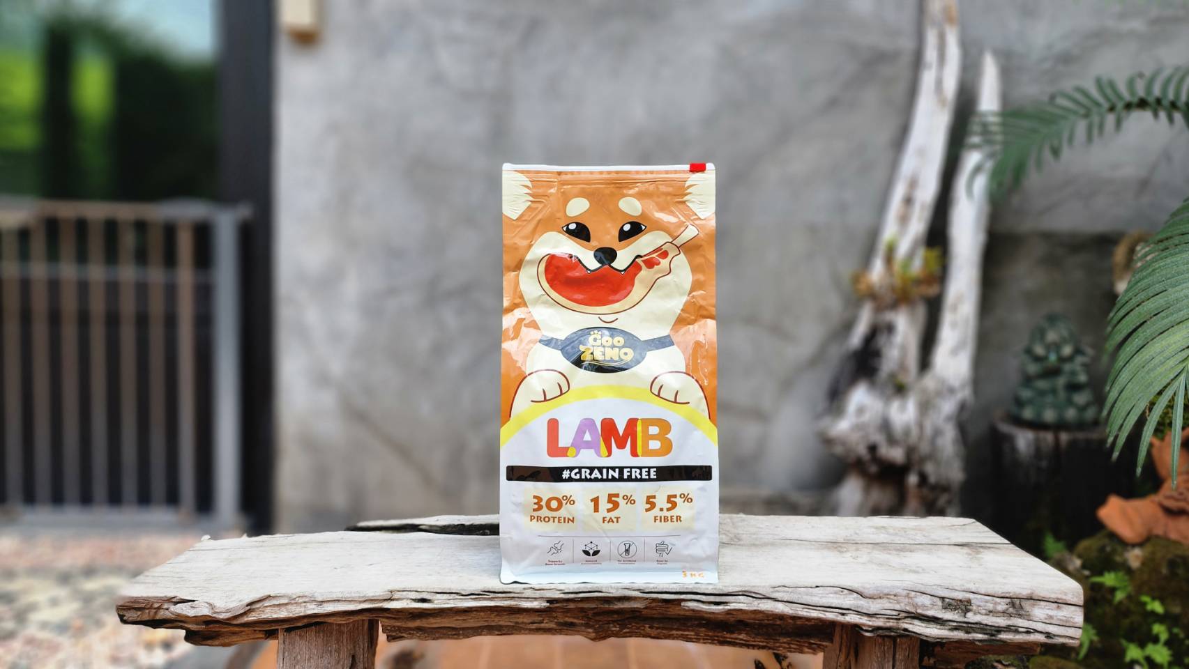 [ ส่งฟรี ] Zeno อาหารสุนัข รสแกะ ขนาดเม็ด12mm. ปริมาณ 3kg. น้องหมาทานได้ทุกสายพันธุ์ ทุกช่วงอายุ